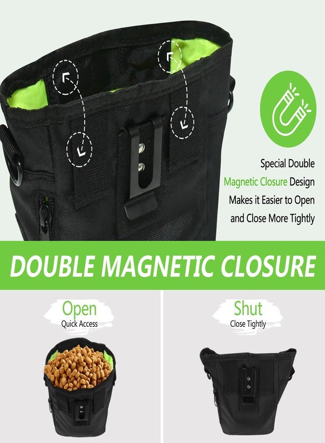 kissleaf Dog Treat Pouch with Magnetic Closure, Treat Pouches for Pet Training, Large Dog Treat Training Pouch and Dog Clicker, Dog Training Treat Pouch Built-in Poop Bag Dispenser, Hands-Free Snack - Image 4